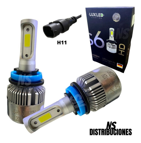 Kit Cree Led S6 Plus 44000 Lm H1 H3 H7 H4 H27 Psx24 9006 H11