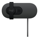 Webcam Logitech Brio 100 Full Hd Microfone Grafite