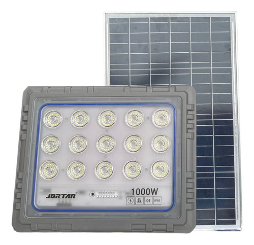 Refletor Luminária Holofote 1000w  Placa Solar + Brinde