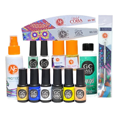 Kit Basico Gel De 1 Paso Semipermanente + 6 Geles A Elegir  | Envío gratis