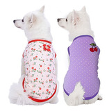 Blueberry Pet Camisetas Para Perro Mezcla De Algodon Suave