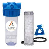 Filtro Antisarro Aser Sal Polifosfato Vaso 10'' Agua Dura