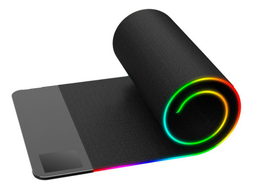 Mousepad Gamer Carregamento Sem Fio Wireless Rgb