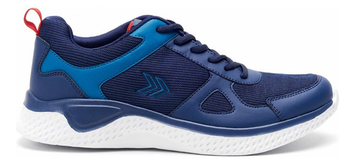 Zapatilla Atomik Nebraska Azul Para Correr Running En Oferta