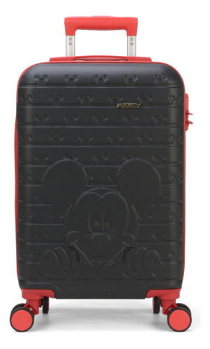 Mala Viagem De Bordo Pequena Rodinha 360 Mickey Mouse Disney Cor Preto - Mf10405my-p-pt