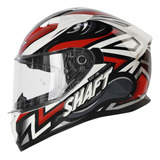 Casco Para Moto Sh522 Atom Blanco Talla Xl Certificado Shaft