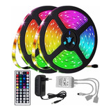 Multicolor Tira Led Rgb Rollo 10 Metros Decoración Luces