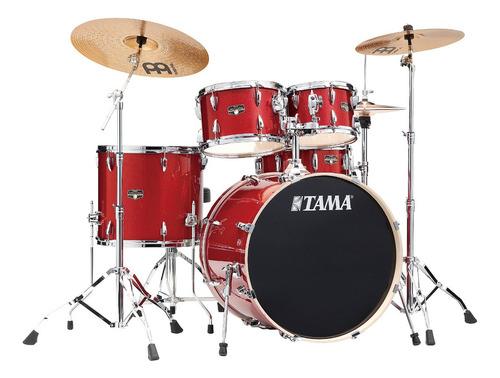 Bateria Tama Imperialstar Ip52h6wbrm Burnt Red Mist Bumbo 22