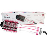 Escova Secadora Modeladora Gama Glamour Pink Brush 3d 1200w