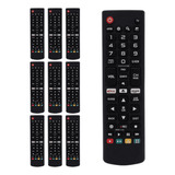 Kit 10 Controle Remoto Compatível LG Smart Tv Akb75675304