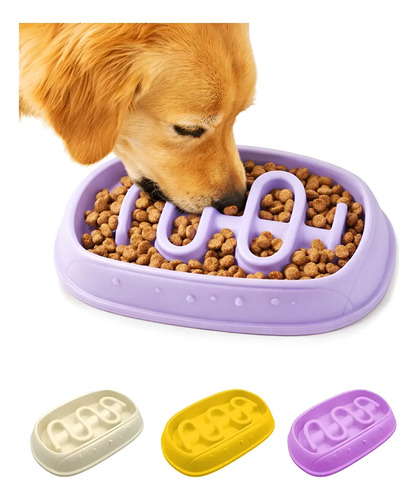 Comedero Lento Perro Antiansiedad Plato Interactivo