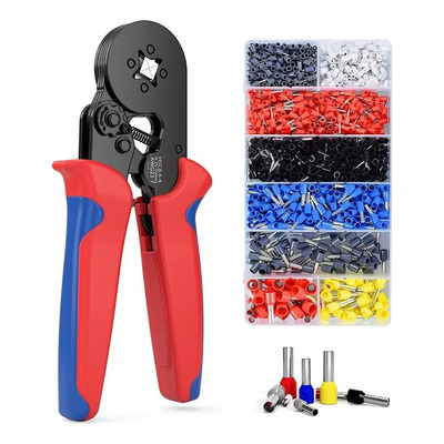Kit De Alicate Terminals Abrazadera Crimpador Engarzador，Sendowtek Kit de Terminales para Cable, Alicates Alambre Engarzado, 1200pcs Juego de Alicates de Crimpadora de Ferrules | Envío gratis
