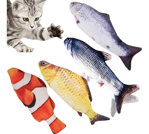 Juguete Para Gato Con Movimiento En Forma De Pez