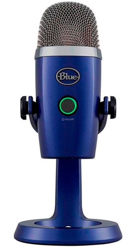 Micrófono Blue Yeti Nano Condensador Omnidireccional Color Vivid Blue