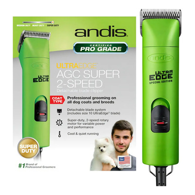 Máquina De Estetica Canina Cortar Pelo A Perros Andis Agc 2 Color Verde Lima | Meses sin interés