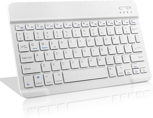 Teclado Edivia, Portable/blanco/inalambrico