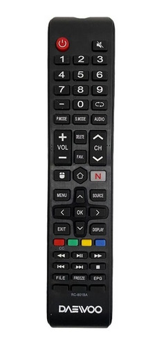 Control Remoto Daewoo Smart Tv Rc-801ba Nuevo