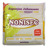 Nonisec Esponjas Jabonosas Manzanilla X10 Unidades