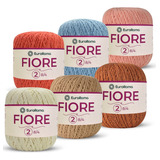 Kit 6 Barbantes Linha Fiore Euroroma - Mesma Espessura Anne