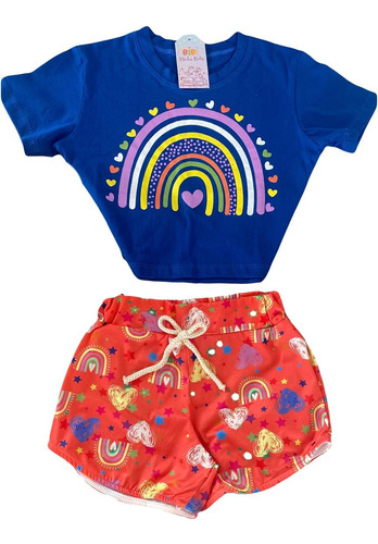 Conjunto Verão Infantil Juvenil Menina Diva Roupa Feminina