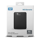 Disco Externo 1tb Western Digital Elements Usb 3.0 Wd