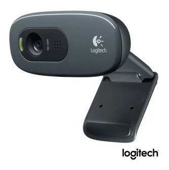 Câmera Webcam Microfone Preto E Cinza - Logitech - C270