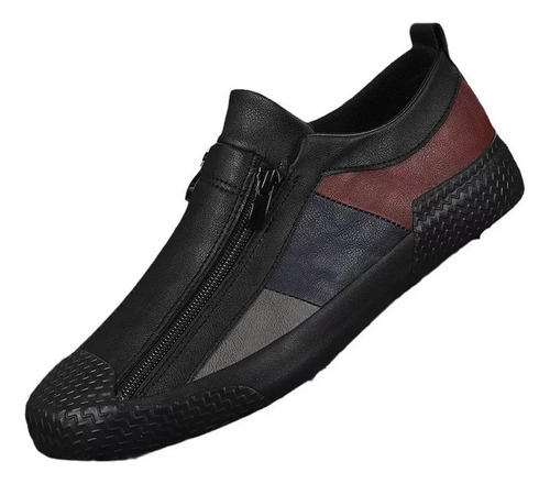 Zapatos Casuales De Cuero Para Hombre Hechos A Mano,