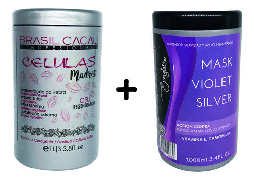 Btx Celulas Madres Brasil Cacau Everglam + Matizador Violeta