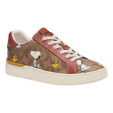 Tenis Coach X Peanuts Snoopy De Piel Para Hombre Originales 