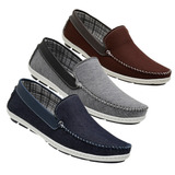 Kit 3 Pares De Mocassim Masculino Az / Cz / Mr Ref - 03