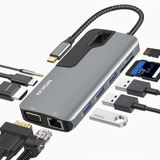 Adaptador Usb C Para Macbook Pro, Adaptador Thunderbolt 3, D