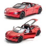 Viajes Espaciales Tesla Roadster Convertible Miniatura Coche