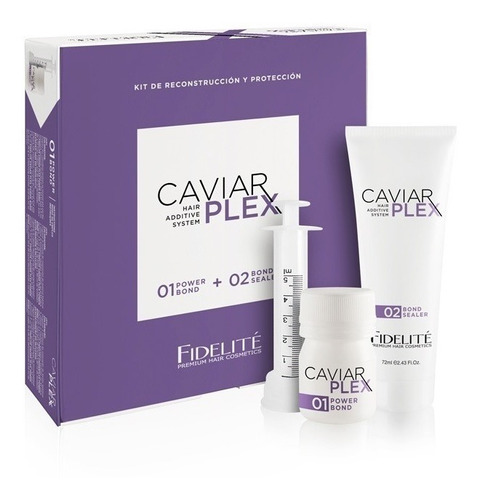 Fidelité- Caviar Plex Kit -hair Additive System | Paso 1 Y 2