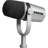 Microfone Shure Mv7 Para Podcast Silver