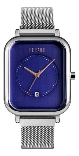 Reloj Feraud Mujer Tejido Rectangular Cierre Iman F5524 Sla