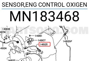 Sensor Oxigeno Mitsubishi Grandis  2004/2007 Outlander 2.4 Foto 3