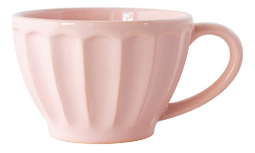 Tazas X6 Mug Pastel Vintage Ceramica Tazon Vainilla 450 Ml