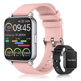 P36  Smartwatch Mujer, Reloj Inteligente Depo + Correa Negra