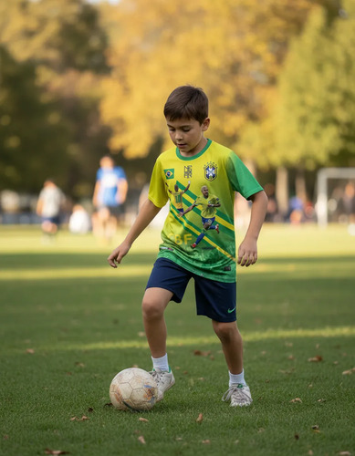 Playera Jugadores Futbol Niños Moda Full Print | Meses sin interés
