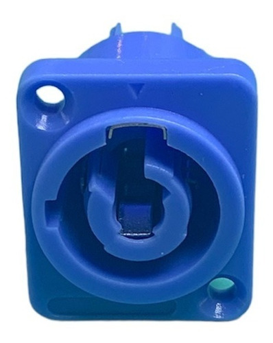 Conector Ficha Powercom Macho P/ Chasis Azul