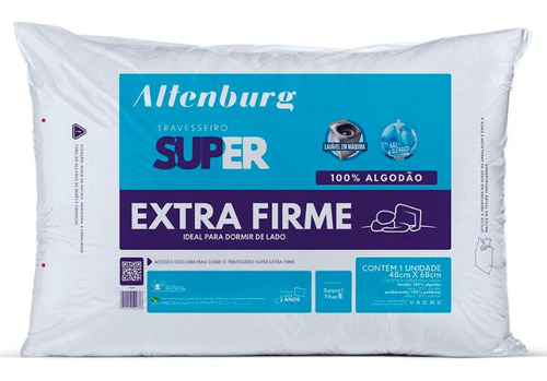 Kit 03 Travesseiro Super Extra Firme - Altenburg
