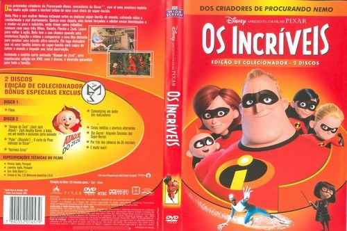 Os Incriveis Duplo Dvd Original Lacrado