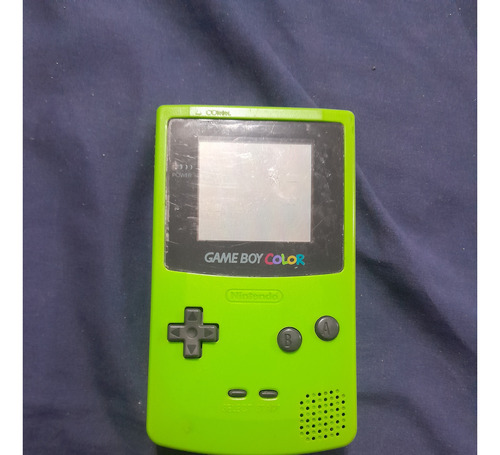 Nintendo Game Boy Color Lemon,con Tapa De Pilas