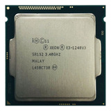 Procesador De Cpu Xeon E3 1240 V3 1240 V3 3,4 Ghz Lga 1150