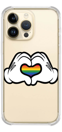 Capinha Compativel Modelos iPhone Pride Coração 3120