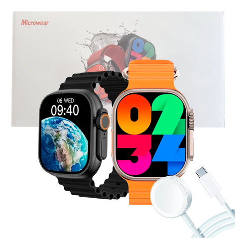 Relógio Smartwatch W69 Ultra Series 9 Android Ios Nfc 2024