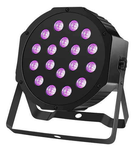 Foco 36 Led Uv Negro Luz Ultravioleta Para Fiestas Flour 