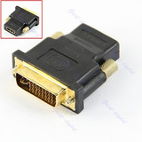 Adaptador Dvi A Hdmi Gold Plated - Mira Todo Digital, Sin Perdidas, Sin Fantasmas!!