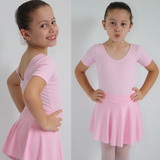 Conjunto Balé Com 5 Peças Roupa Para Bailarinas Rosa