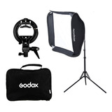 Softbox S Difusor 60x60cm + Tripode Estudio Con Estuche